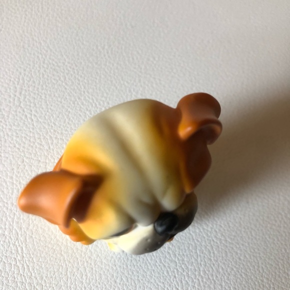 Littlest Pet Shop LPS #46 BULLDOG Orange Tan Cream White Hasbro Bull Dog 2004 - Picture 4 of 6